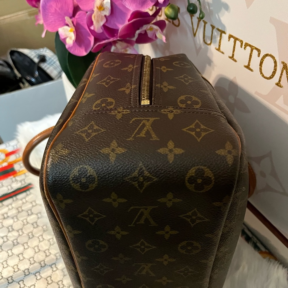 🔥SEND OFFER🔥DEAUVILLE Louis Vuitton Brown Monogram Satchel - Picture 7 of 13